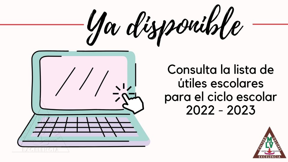Lista de materiales 2022 - 2023 - Centro Educativo Miguel Lara Vasallo
